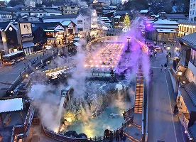 Gunma Prefecture: Yubatake, the symbol of Kusatsu Onsen